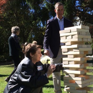 Giant Jenga at Church